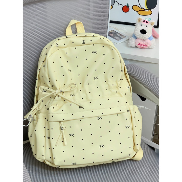 Stylish Polka Dot Casual Backpack Kalsten