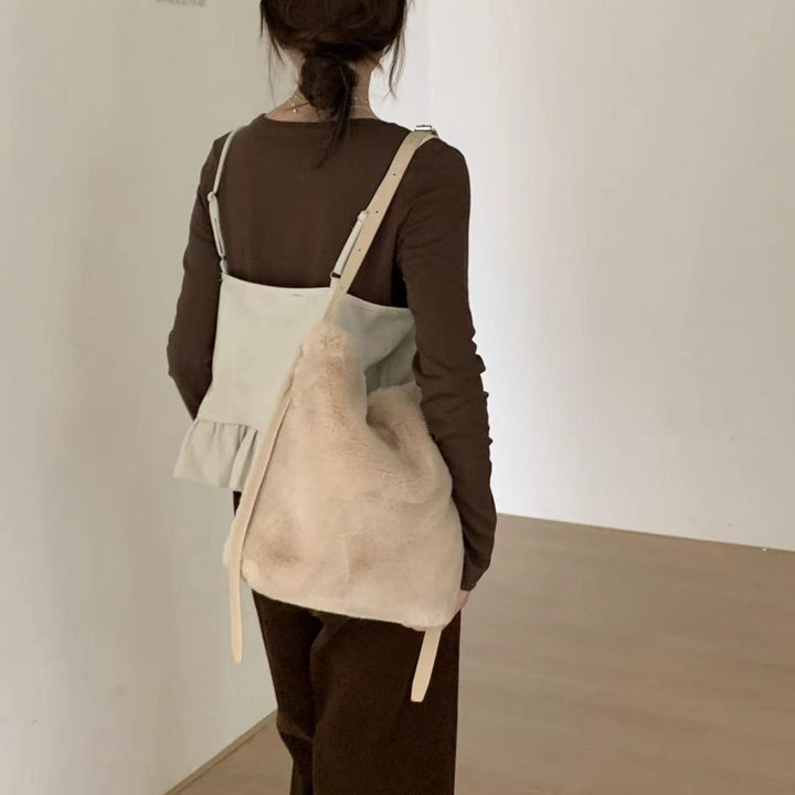 Contemporary Faux Fur Handbag