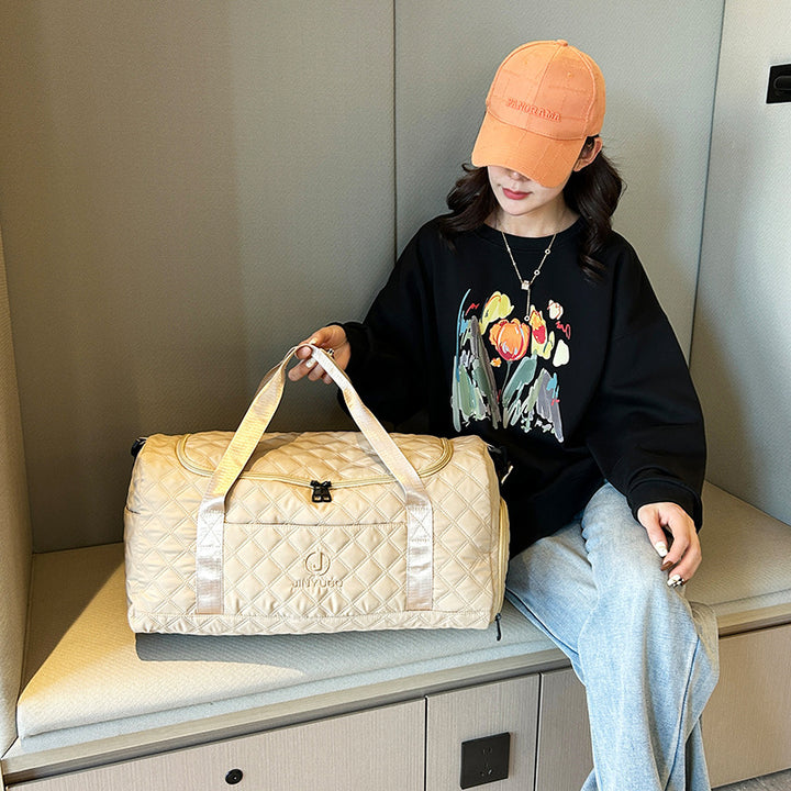 Quilted Gym Travel Duffle Bag Kalsten