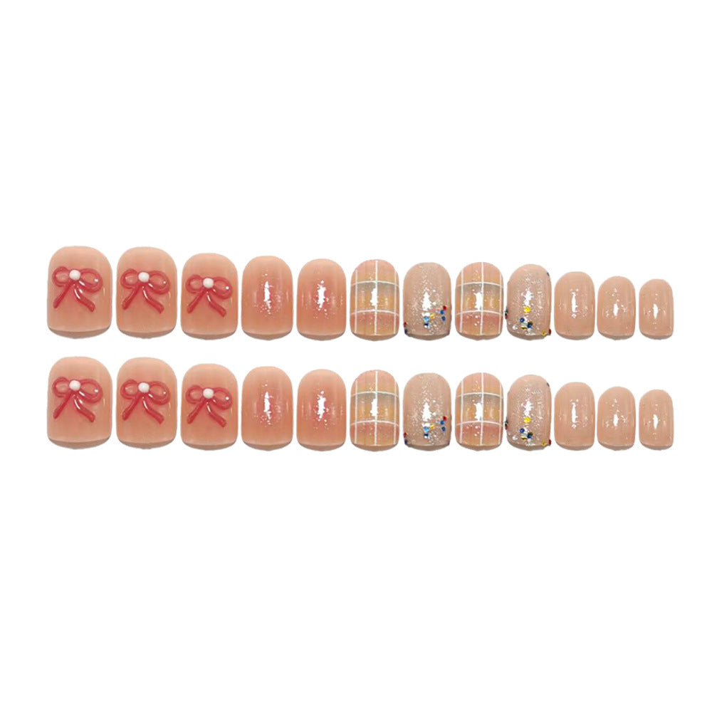 Creative nail art set with glitter and floral applications Kalsten