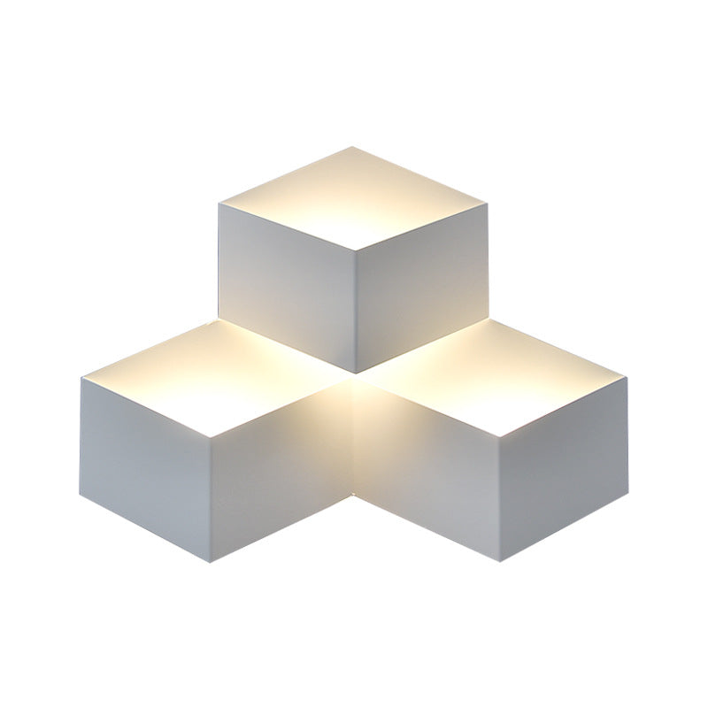 Geometric Wall Light Fixture