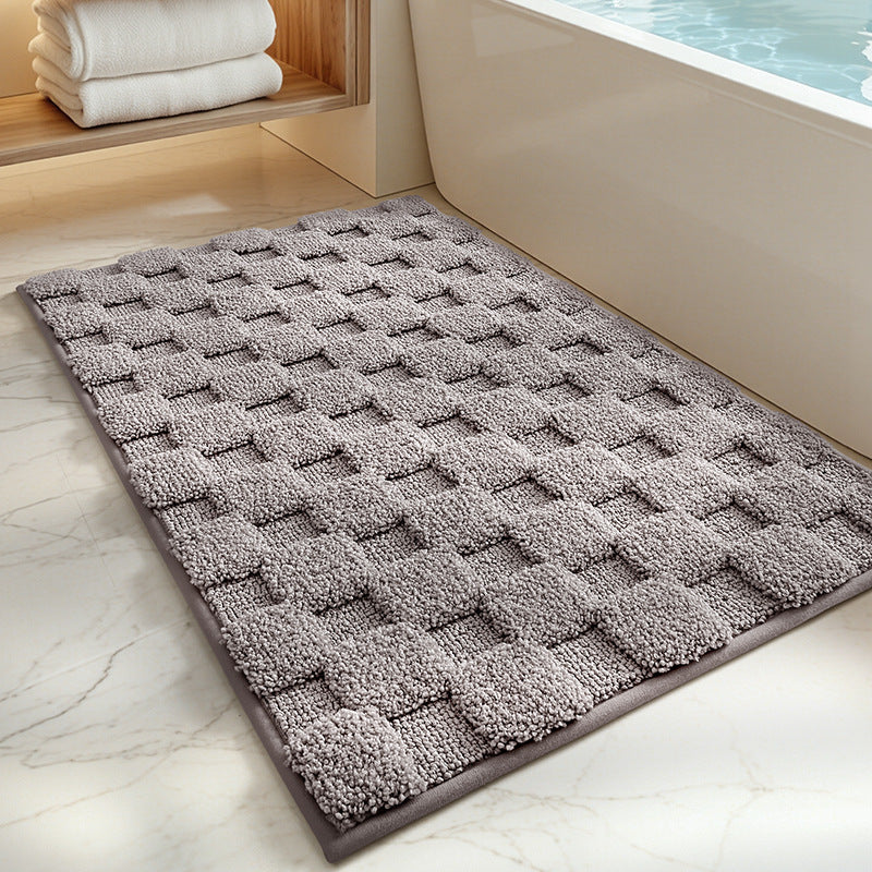 Textured Memory Foam Bath Mat Kalsten