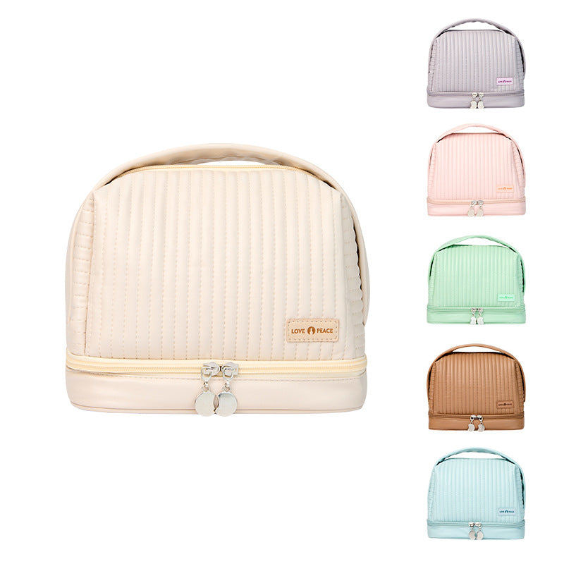 Elegant Quilted Makeup Case Kalsten