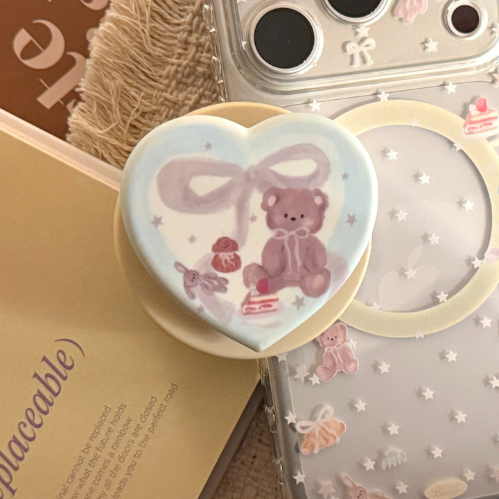 Charming Heart-Shaped Smartphone Holder Kalsten