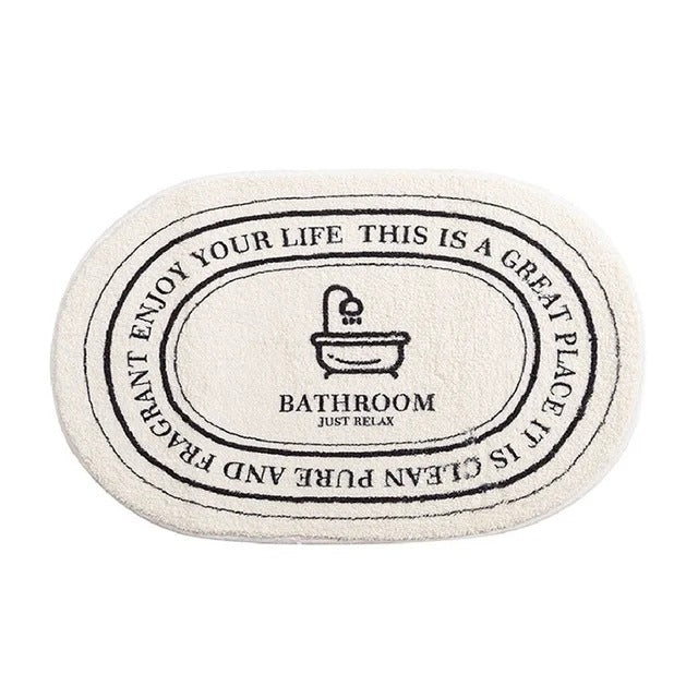 Decorative Floral Bath Mat