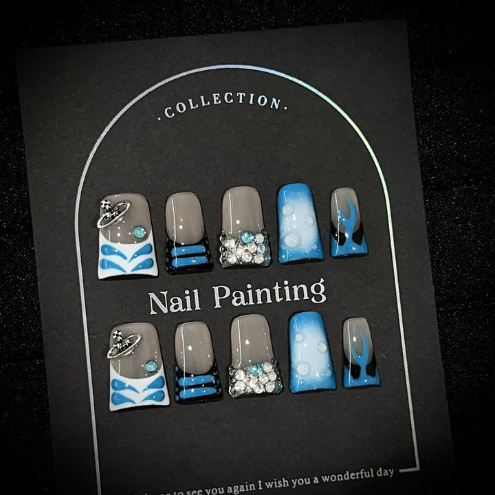Creative 3D Press-On Nail Art Collection