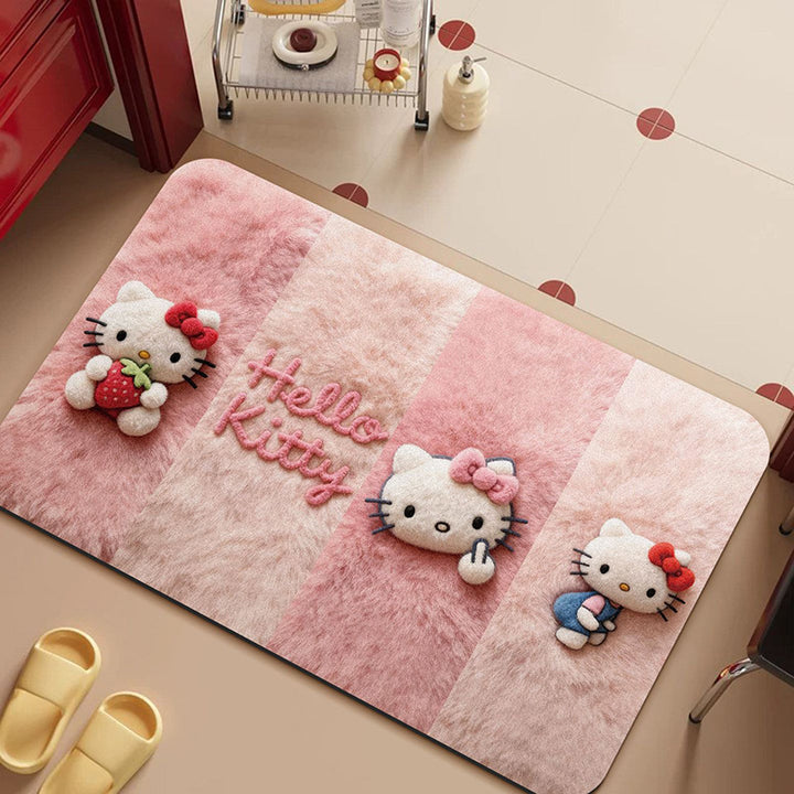 Plush Cartoon-Themed Area Rug