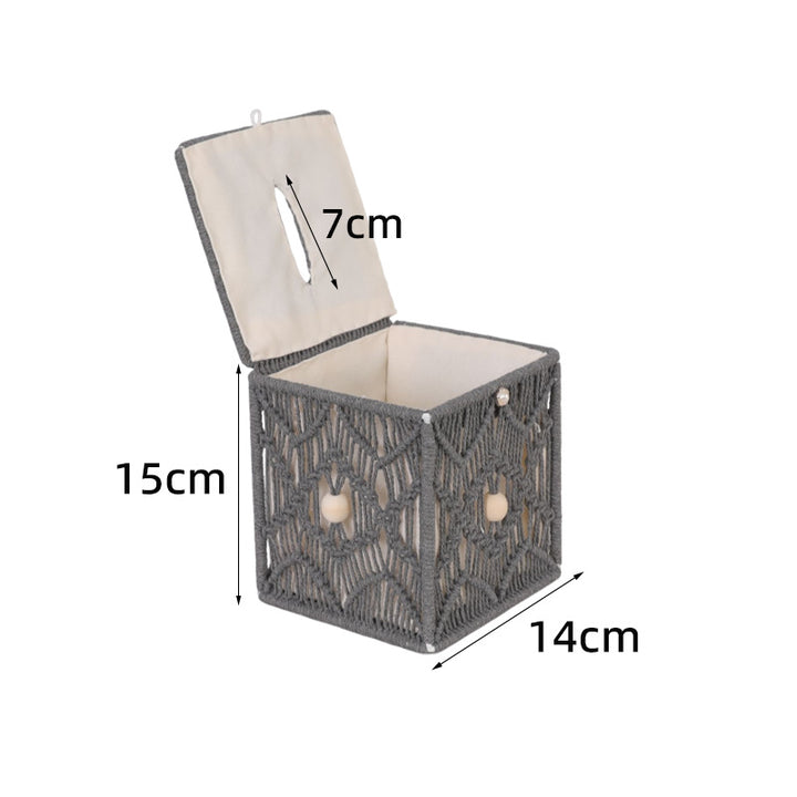 Macrame Storage Box Kalsten