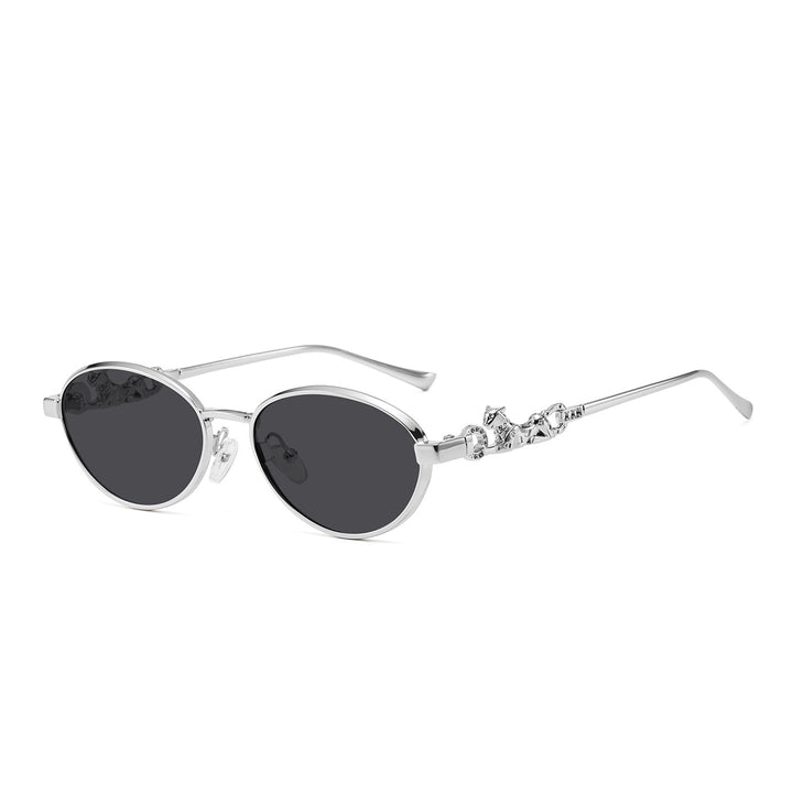 Decorative Oval Frame Sunglasses Kalsten