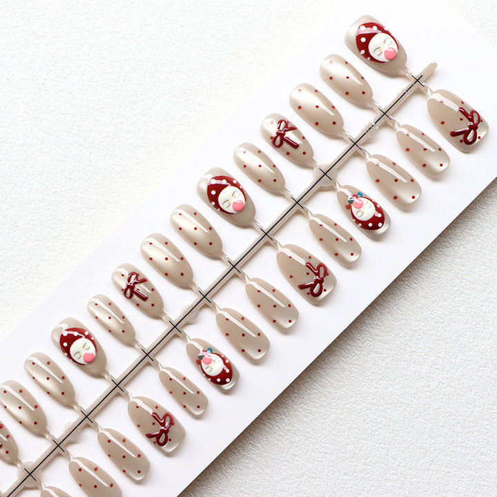 Festive Themed Press-On Nail Decor Kalsten