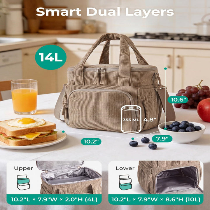 Insulated Multi-Functional Lunch Bag Kalsten
