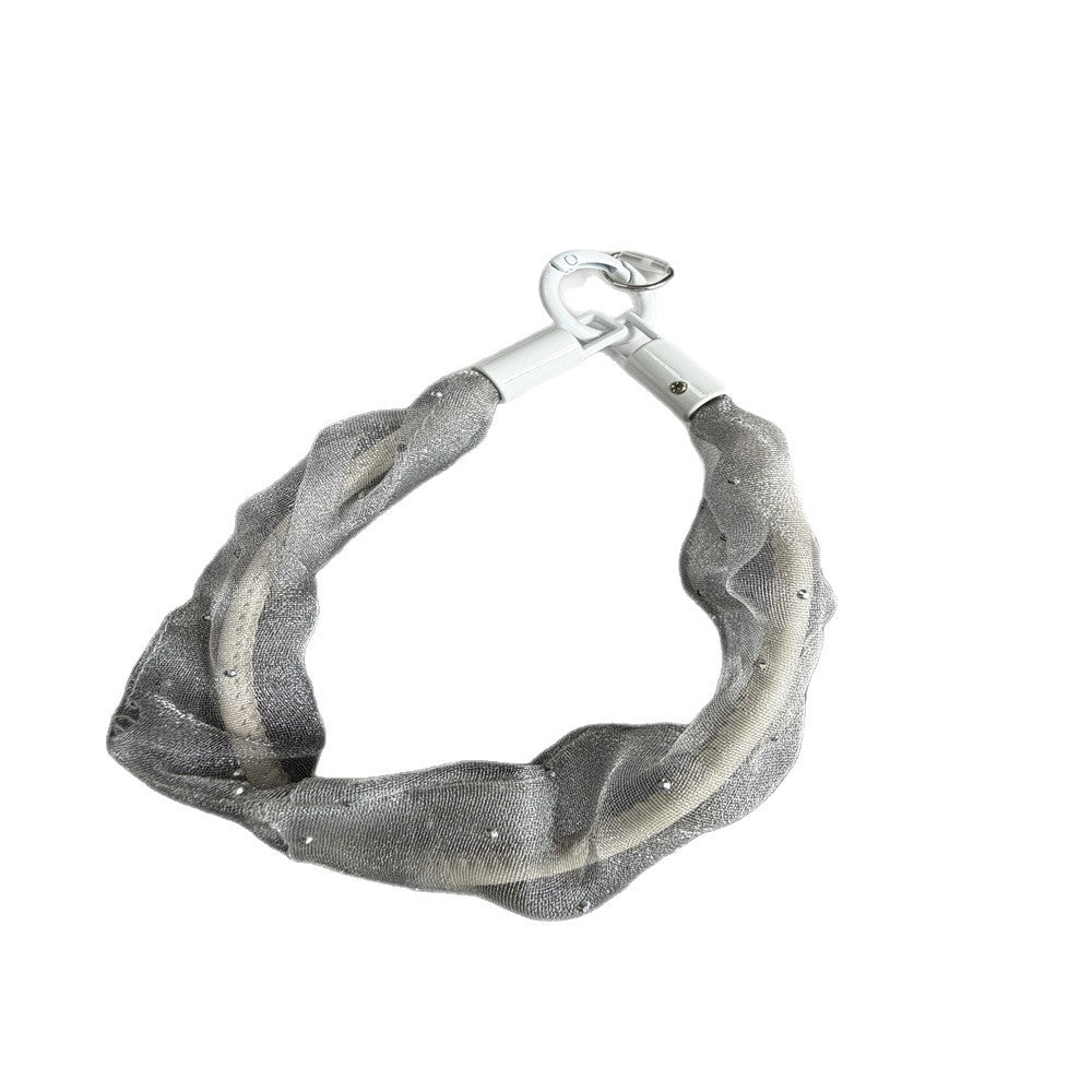 Decorative Chiffon Charm Keychain Kalsten