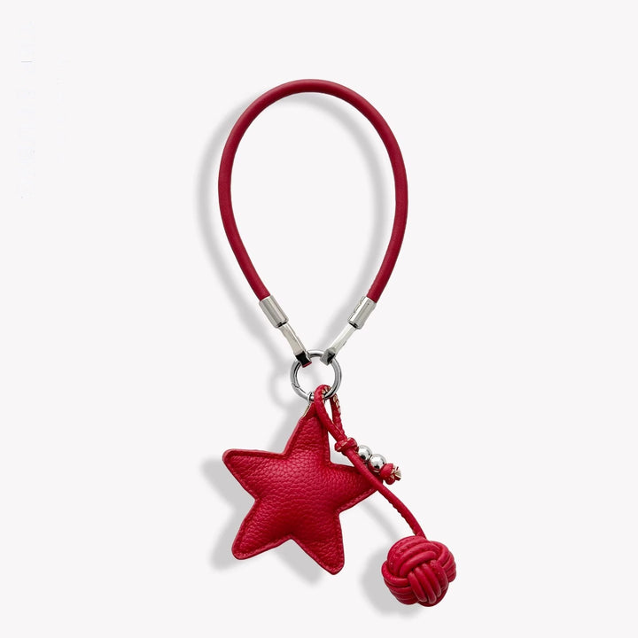 Decorative Leather Star Keychain Kalsten