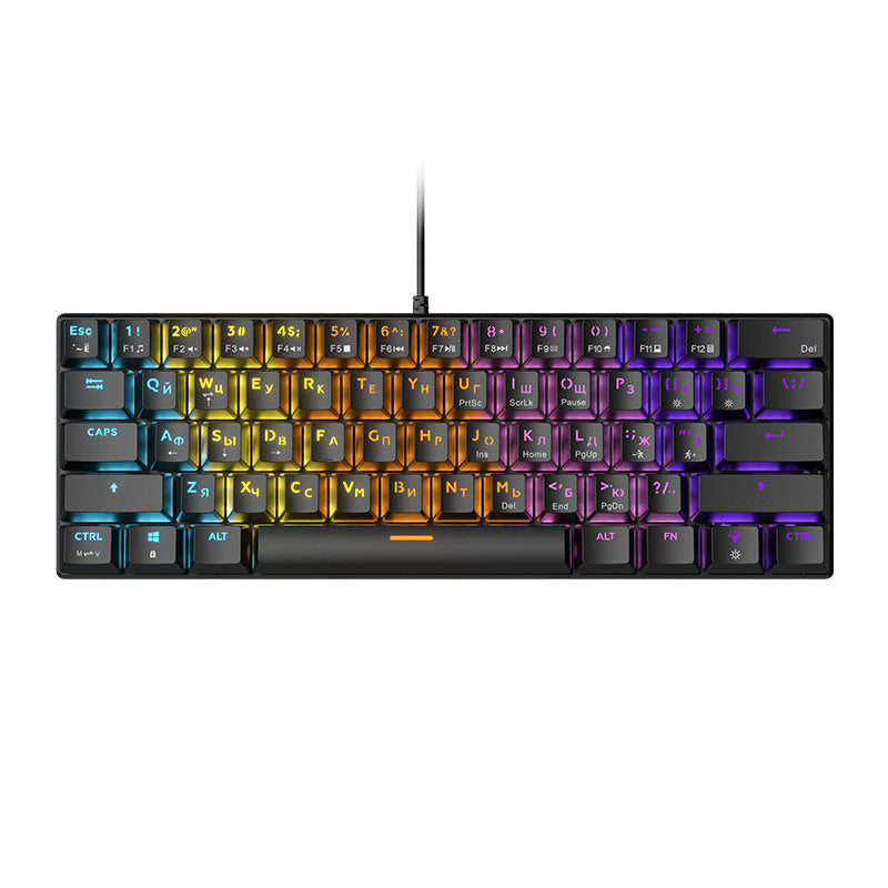 Compact RGB Mechanical Keyboard with Mixed Light Features Kalsten