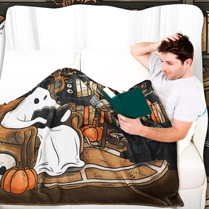 Cozy Halloween-Themed Blanket
