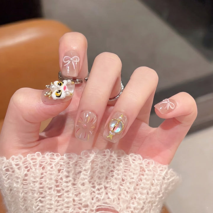 Artistic Themed Press-On Nail Set Kalsten