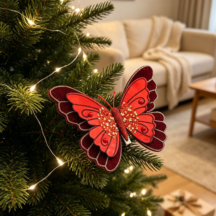 Decorative butterfly pendant for Christmas tree