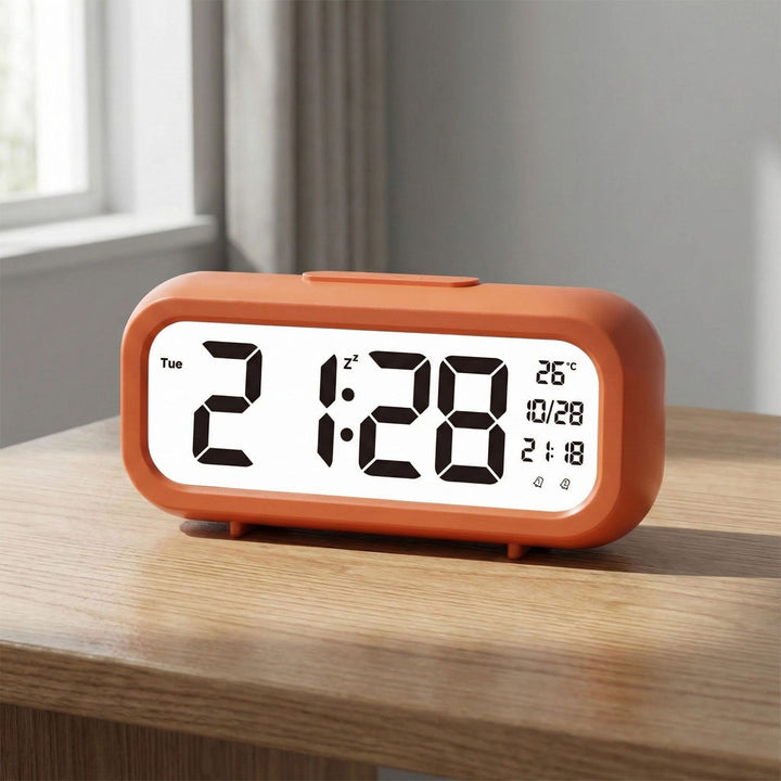 Digital alarm clock with temperature display and large LED display Kalsten