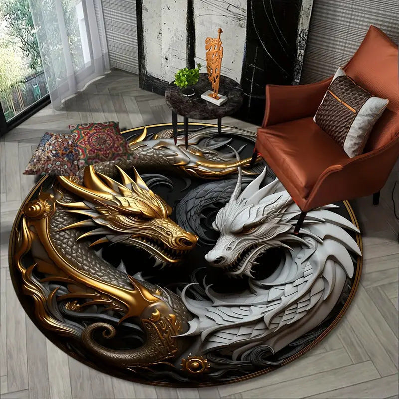 Artistic Celestial Design Area Rug