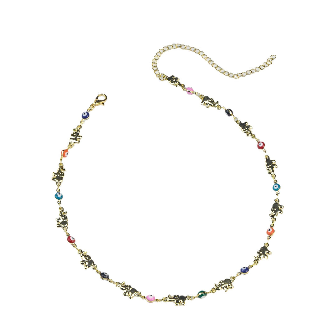 Colorful Elephant Charm Eyewear Chain Kalsten