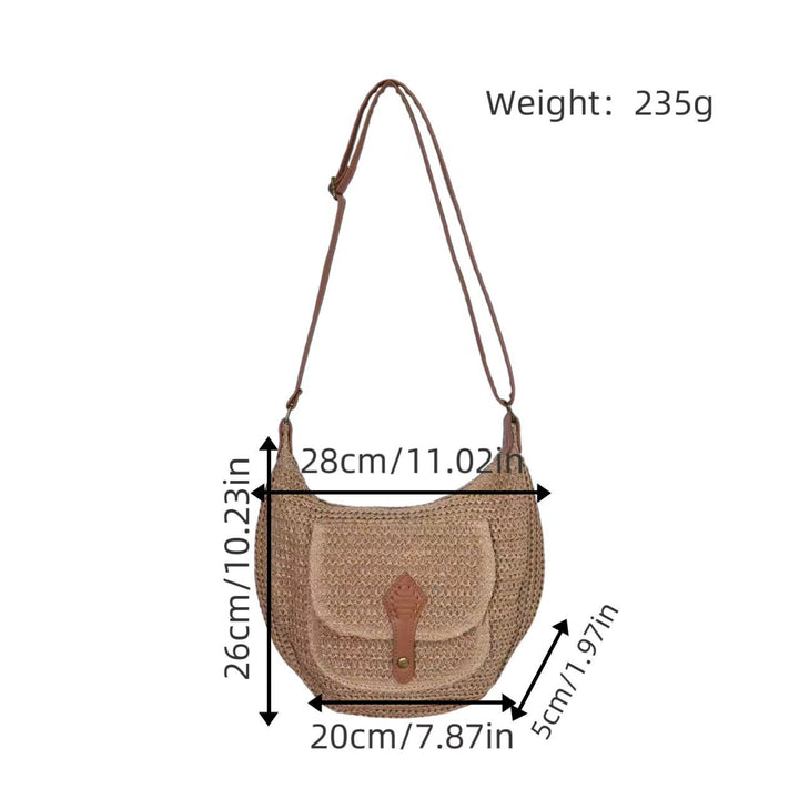 Shoulder bag with leather accents Kalsten