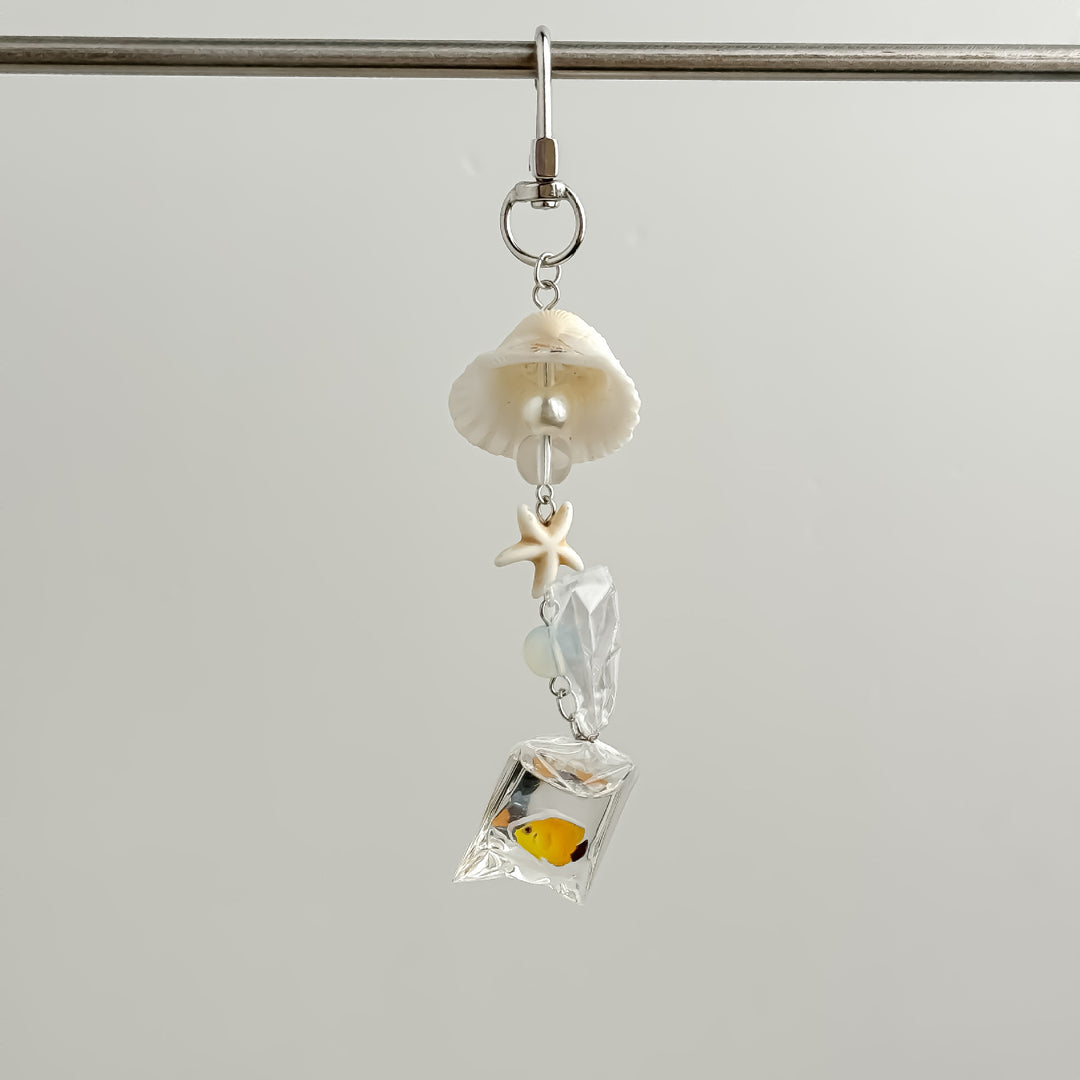 Decorative Sea-Inspired Charm Keychain Kalsten
