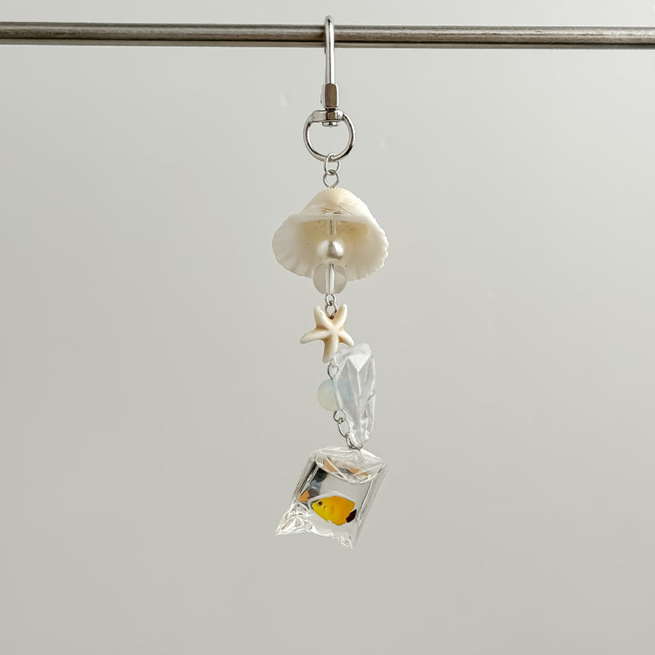 Decorative Sea-Inspired Charm Keychain Kalsten