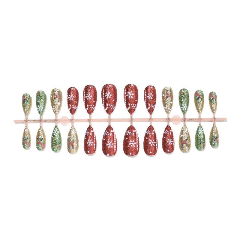 Holiday-Themed Glittery Press-On Nail Collection Kalsten