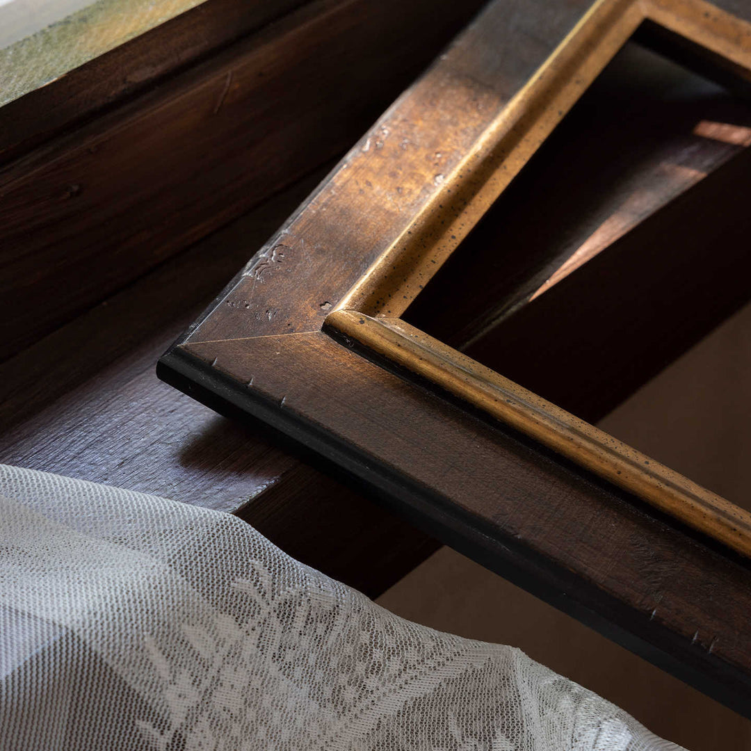 Ornate Handcrafted Wooden Art Frame for Home