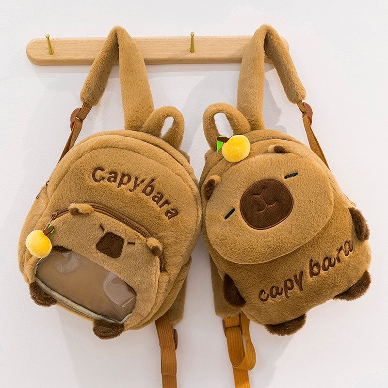 Plush Backpack in Capybara Design Kalsten