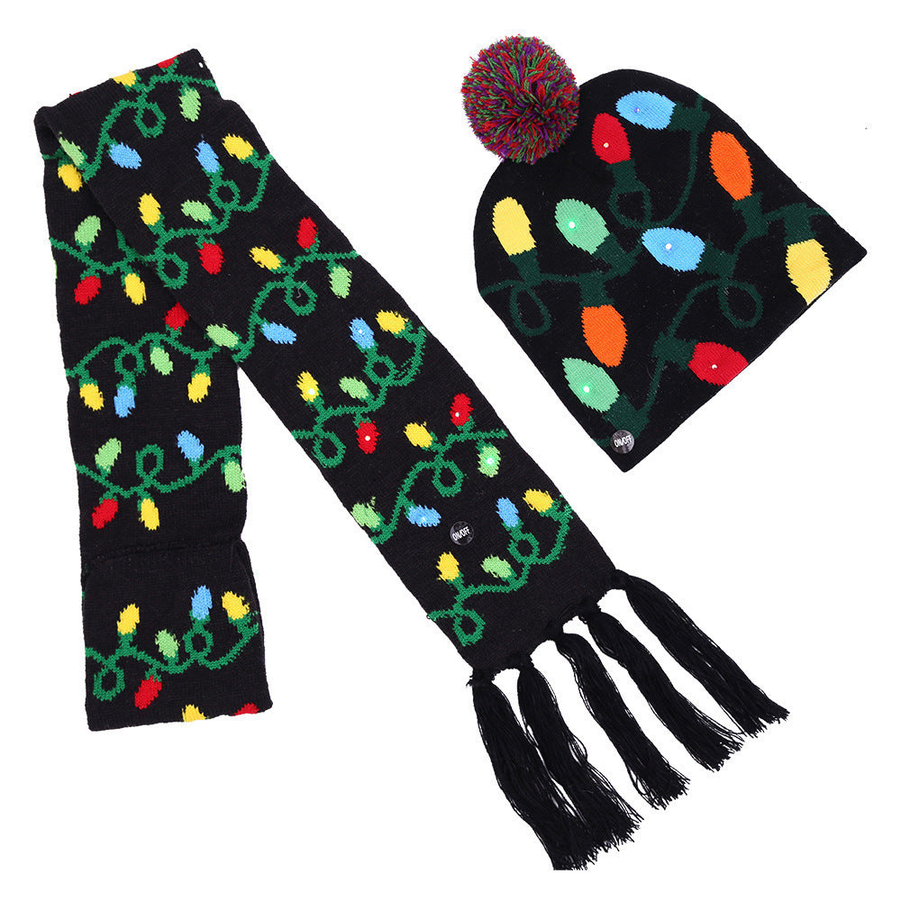 Winter hat and scarf set