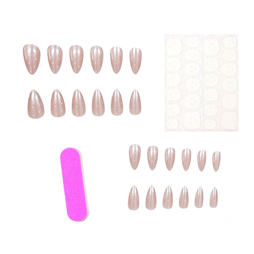 Elegant Glossy Nail Art Enhancements Kalsten