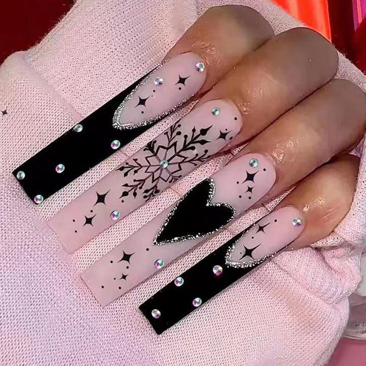 Glittery Stiletto Nail Art Set Kalsten