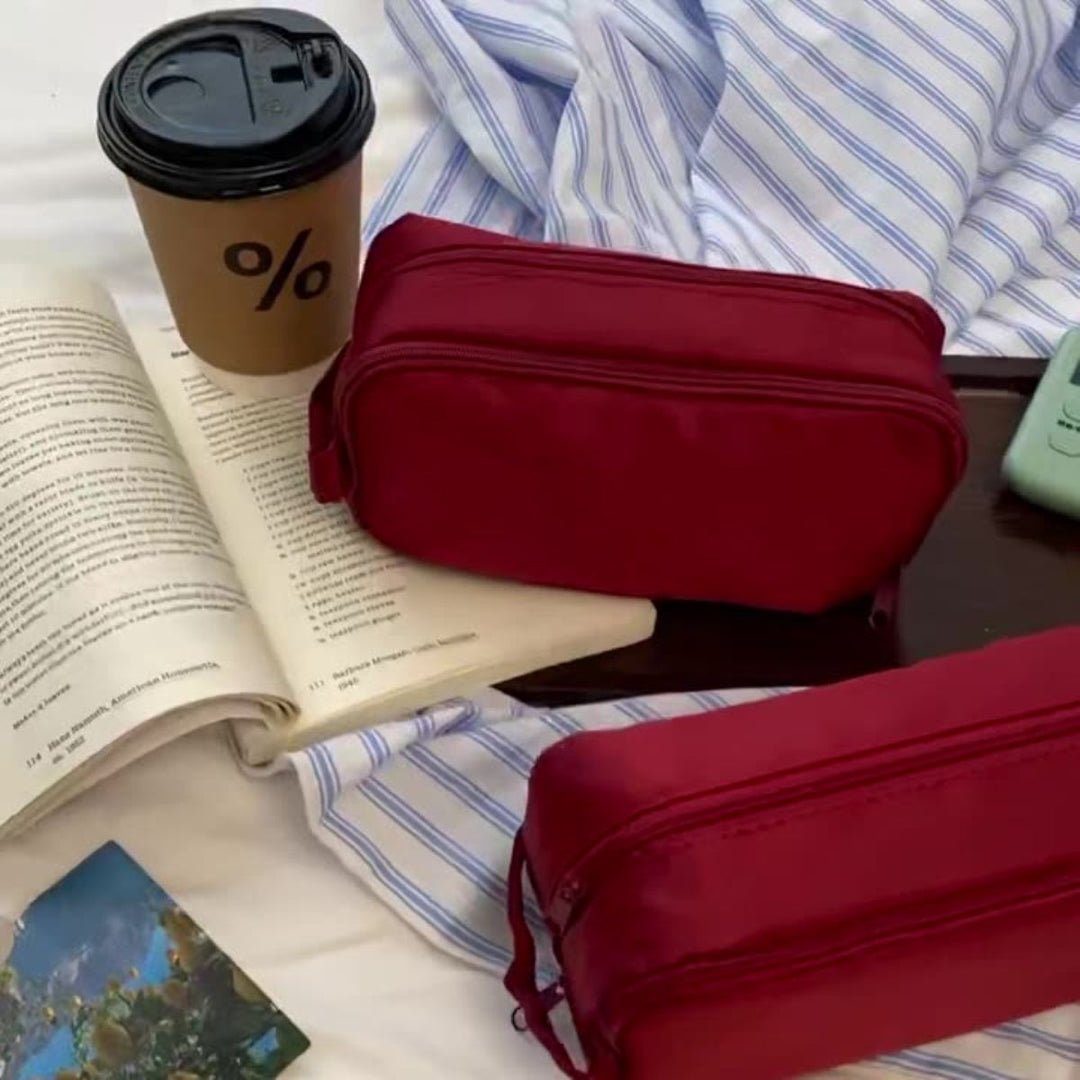 Versatile Multi-Compartment Pencil Case