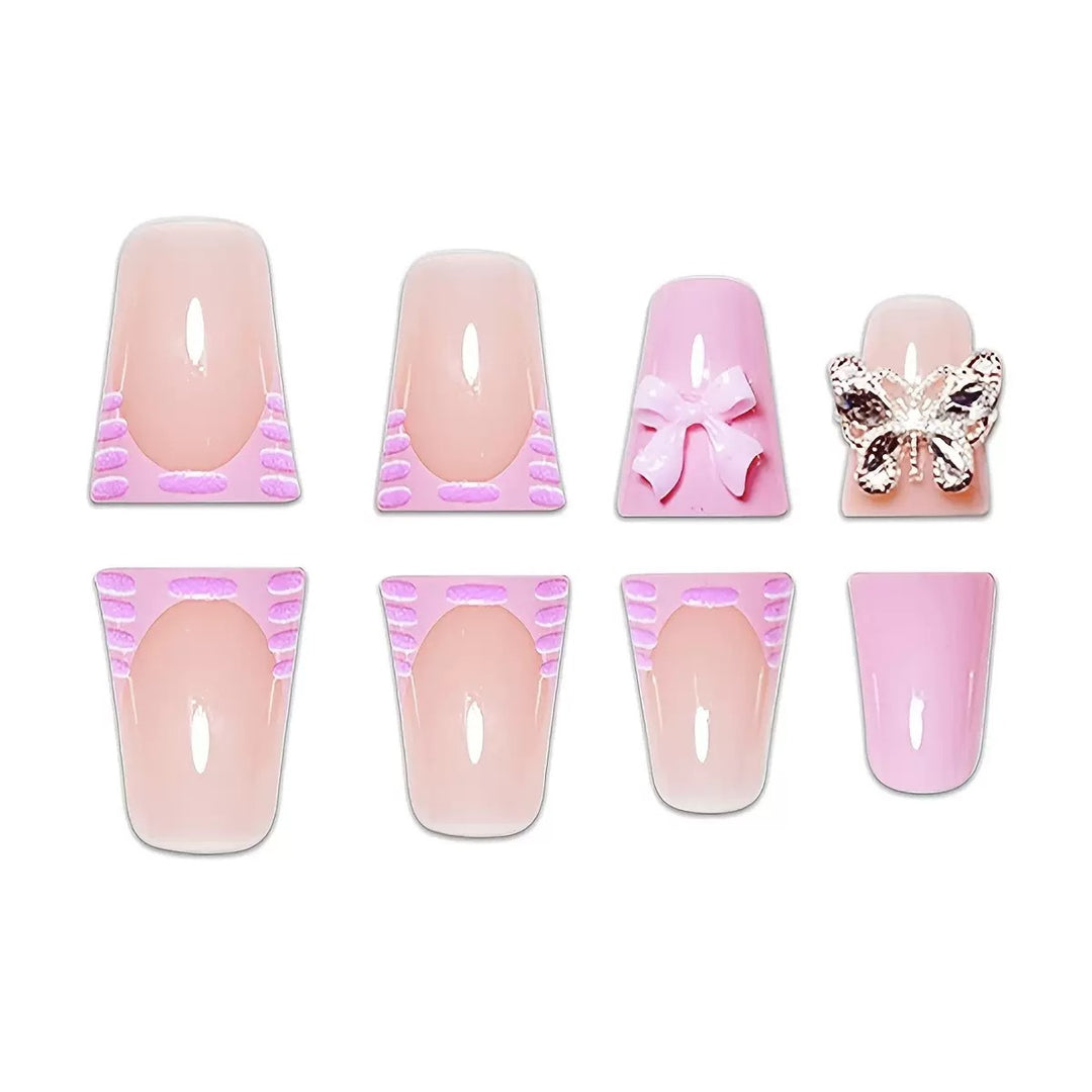 3D Floral Press-On Nail Art Set Kalsten