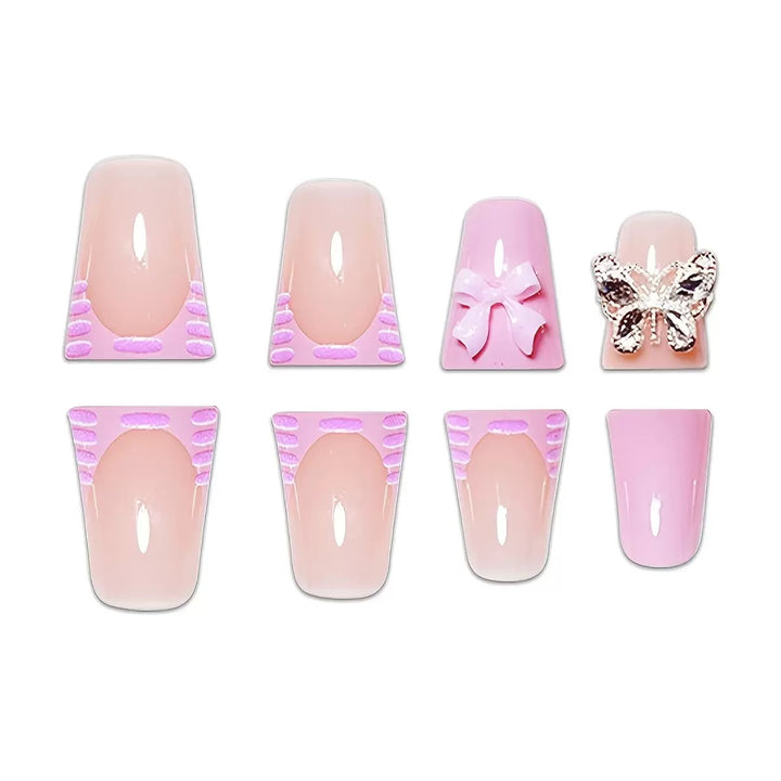 3D Floral Press-On Nail Art Set Kalsten
