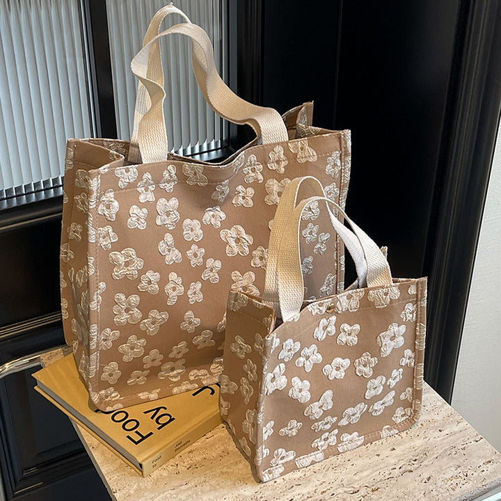Floral Print Mini Tote Bag