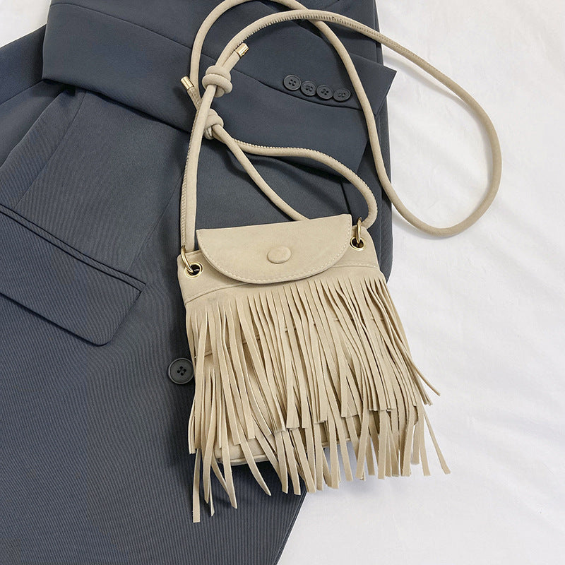 Bohemian Fringe Crossbody Bag Kalsten