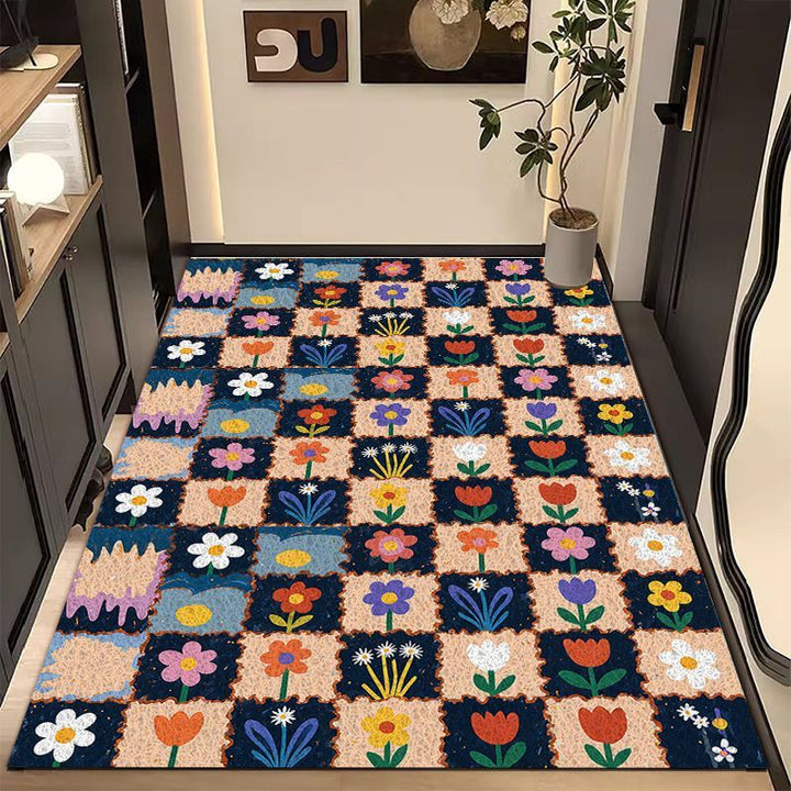 Floral Patterned Area Rug