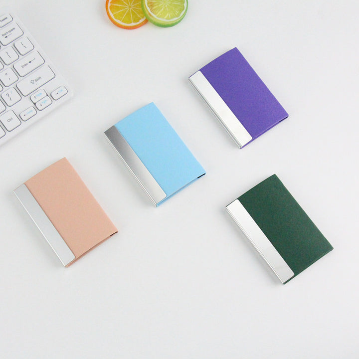 Elegant Textured Business Card Holder