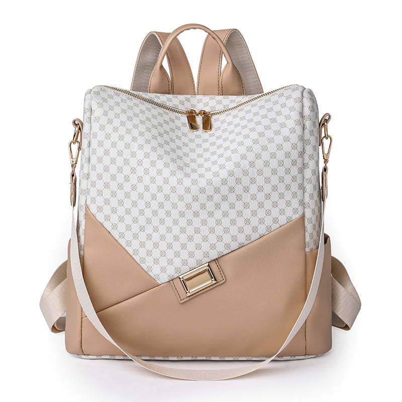 Stylish Geometric Patterned Backpack