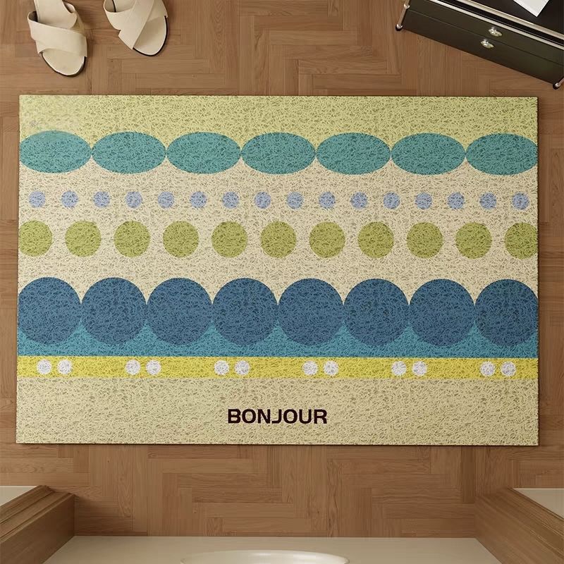 Colorful Polka Dot Doormat Kalsten