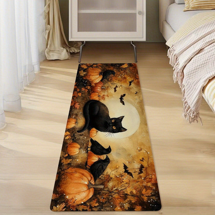Halloween-Themed Welcome Mat