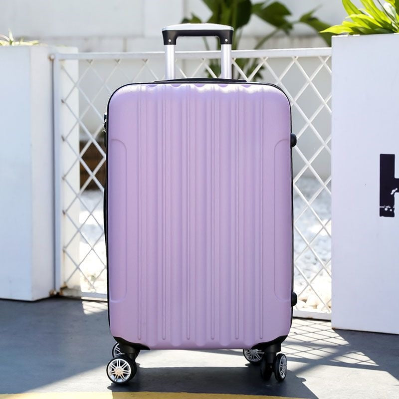 Hard shell suitcase with 360-degree wheel system and integrated safety feature Kalsten