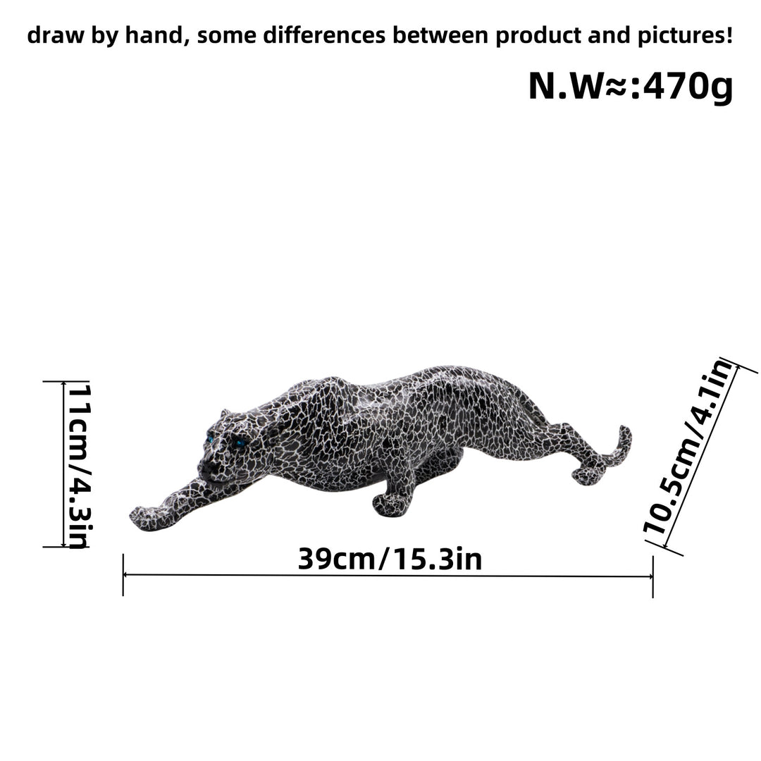 Artistic and colorful animal figure in panther shape Kalsten
