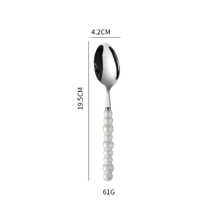 Elegant finger food fork with non-slip handle Kalsten