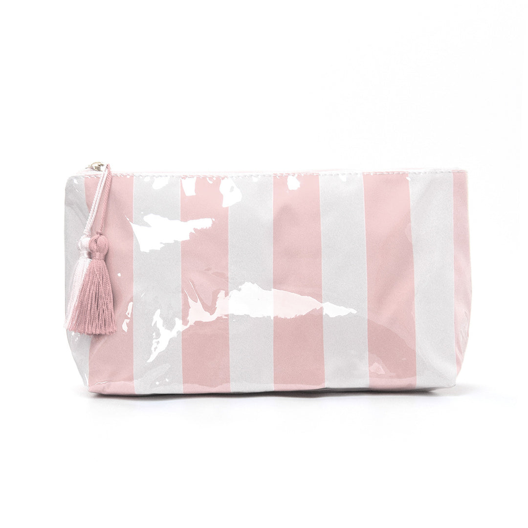 Cosmetic storage bag with water-repellent surface and tassel detail Kalsten