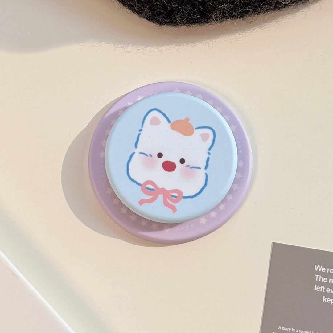 Decorative smartphone finger holder in dog design Kalsten
