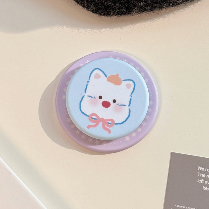 Decorative smartphone finger holder in dog design Kalsten