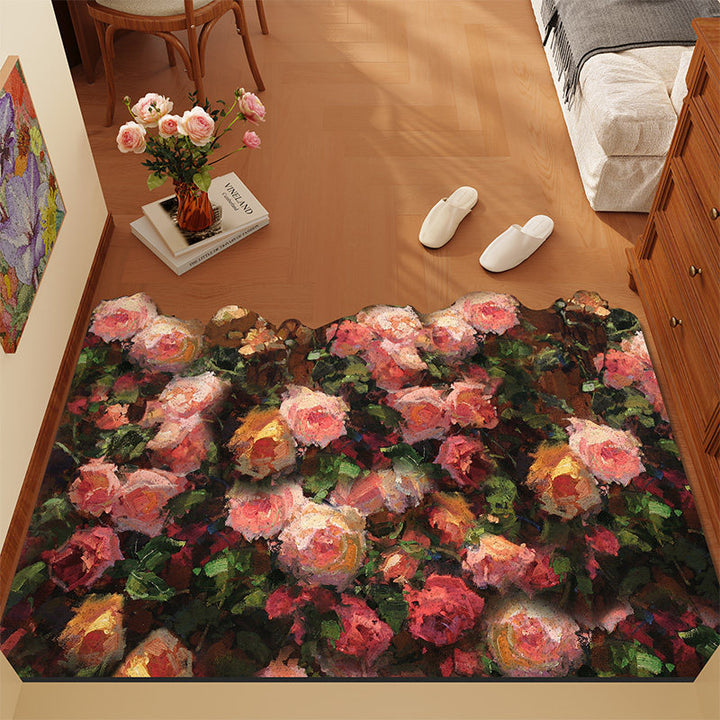 Floral Themed Area Rug